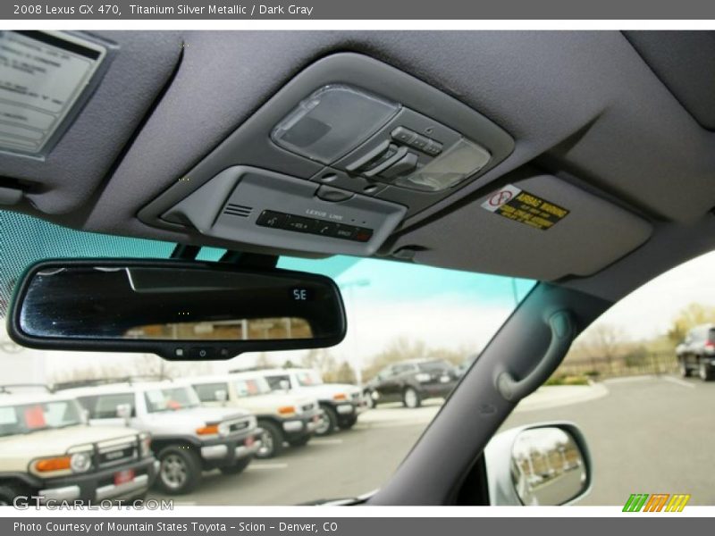 Titanium Silver Metallic / Dark Gray 2008 Lexus GX 470