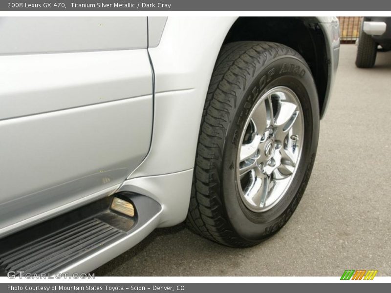 Titanium Silver Metallic / Dark Gray 2008 Lexus GX 470