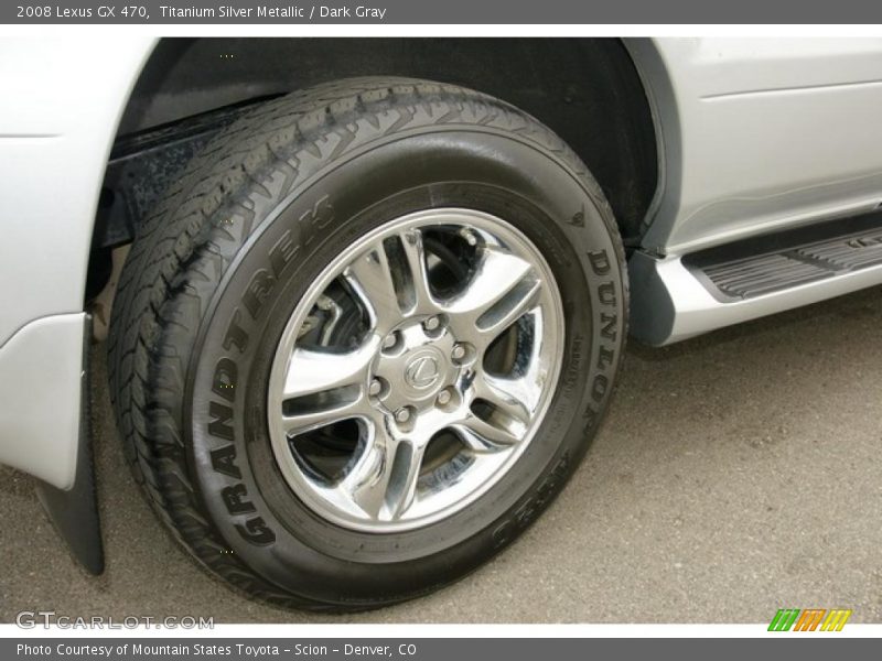 Titanium Silver Metallic / Dark Gray 2008 Lexus GX 470