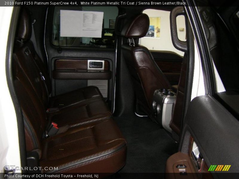 White Platinum Metallic Tri Coat / Sienna Brown Leather/Black 2010 Ford F150 Platinum SuperCrew 4x4