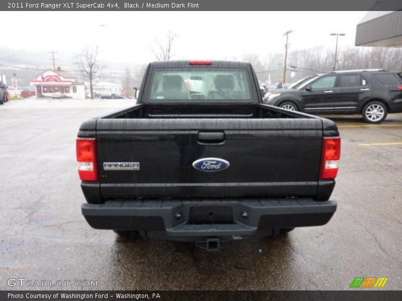 Black / Medium Dark Flint 2011 Ford Ranger XLT SuperCab 4x4