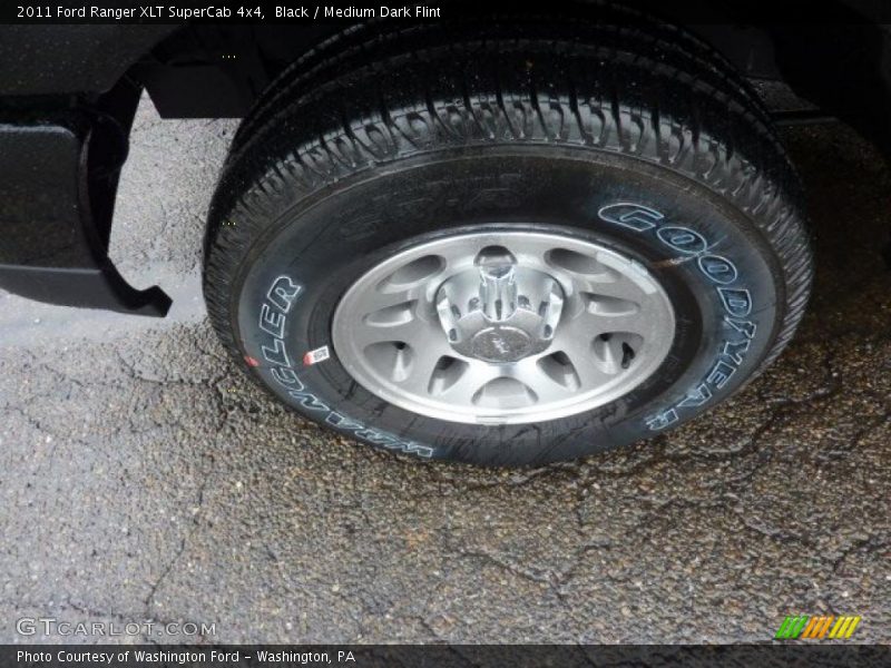 Black / Medium Dark Flint 2011 Ford Ranger XLT SuperCab 4x4