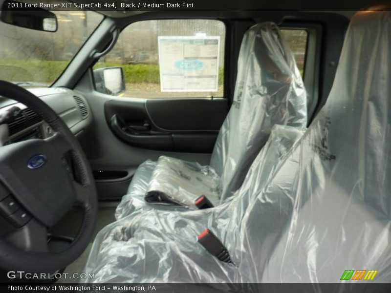 Black / Medium Dark Flint 2011 Ford Ranger XLT SuperCab 4x4