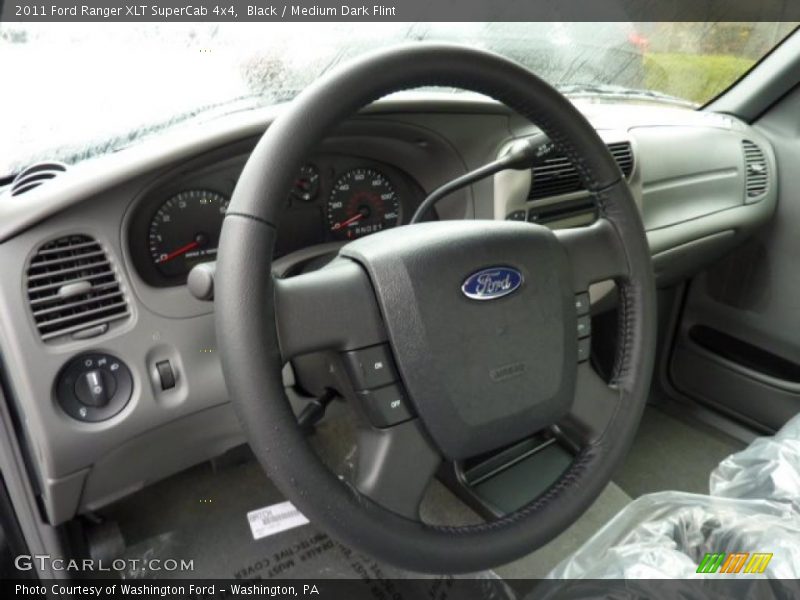 Black / Medium Dark Flint 2011 Ford Ranger XLT SuperCab 4x4