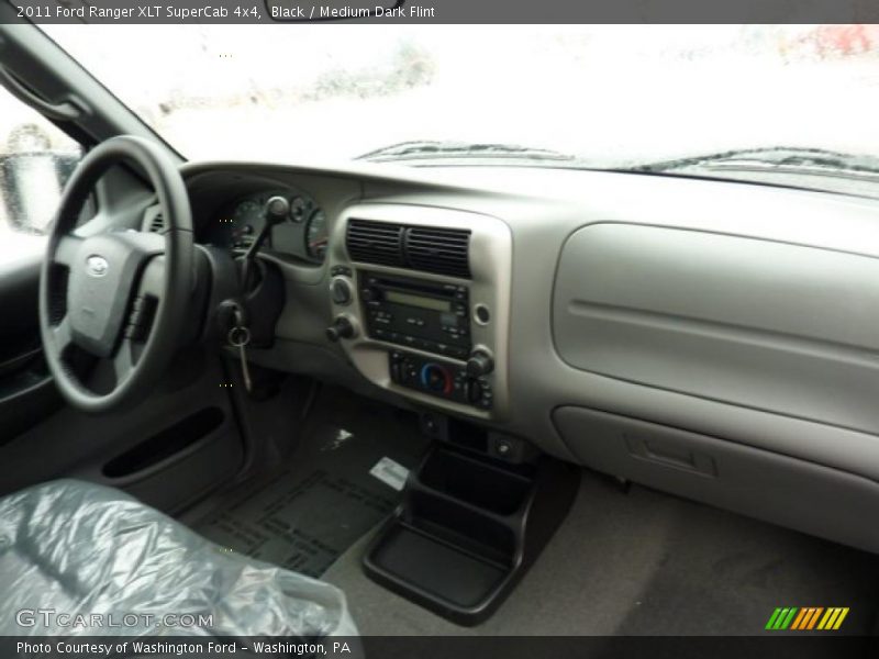 Black / Medium Dark Flint 2011 Ford Ranger XLT SuperCab 4x4