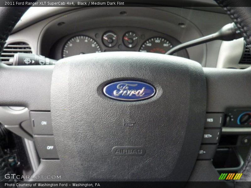 Black / Medium Dark Flint 2011 Ford Ranger XLT SuperCab 4x4