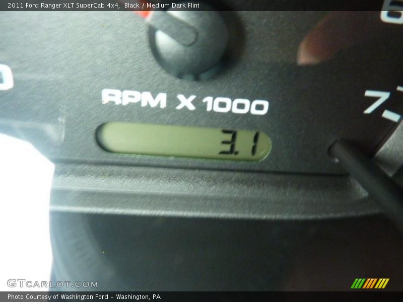 Black / Medium Dark Flint 2011 Ford Ranger XLT SuperCab 4x4