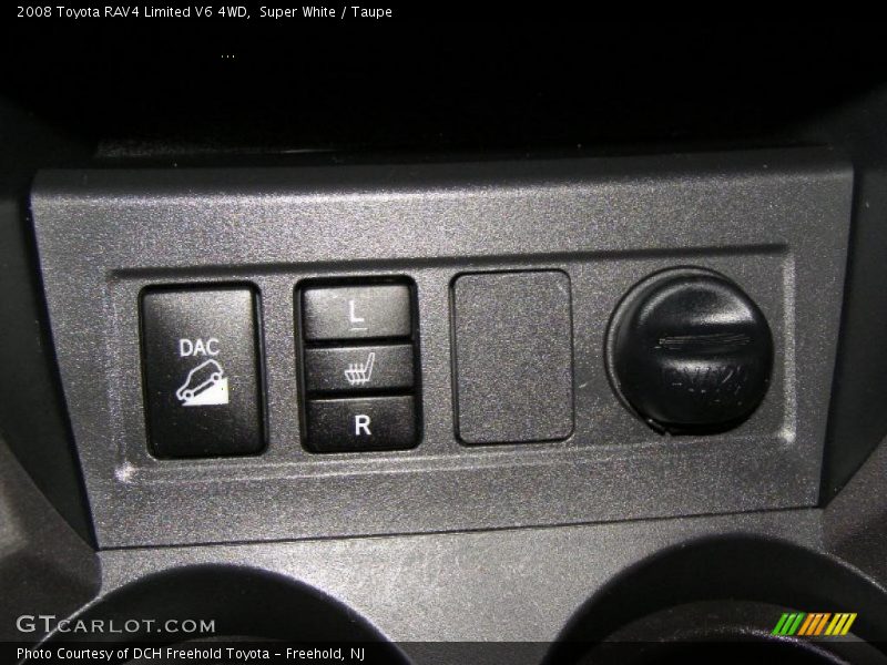 Super White / Taupe 2008 Toyota RAV4 Limited V6 4WD