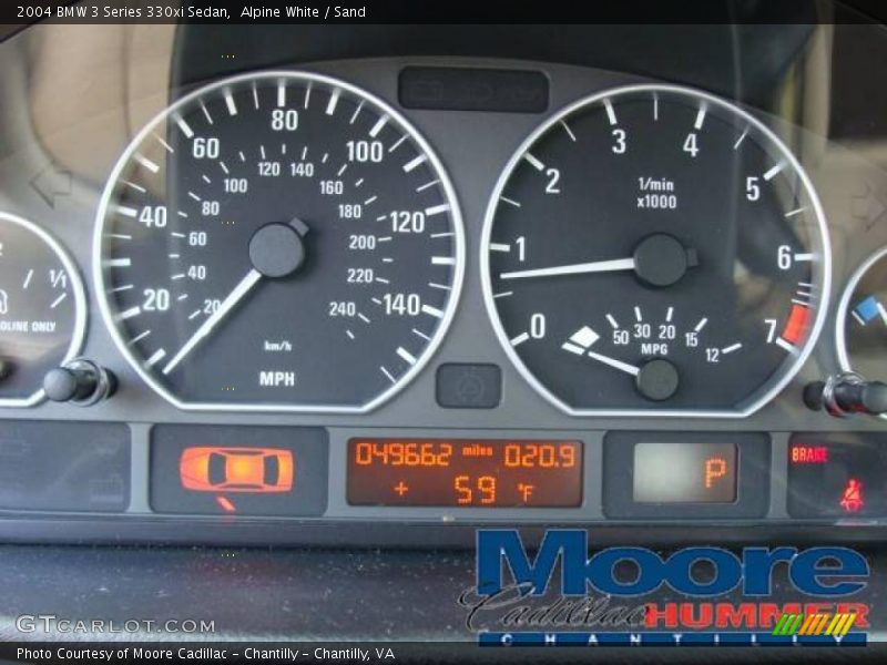 Alpine White / Sand 2004 BMW 3 Series 330xi Sedan