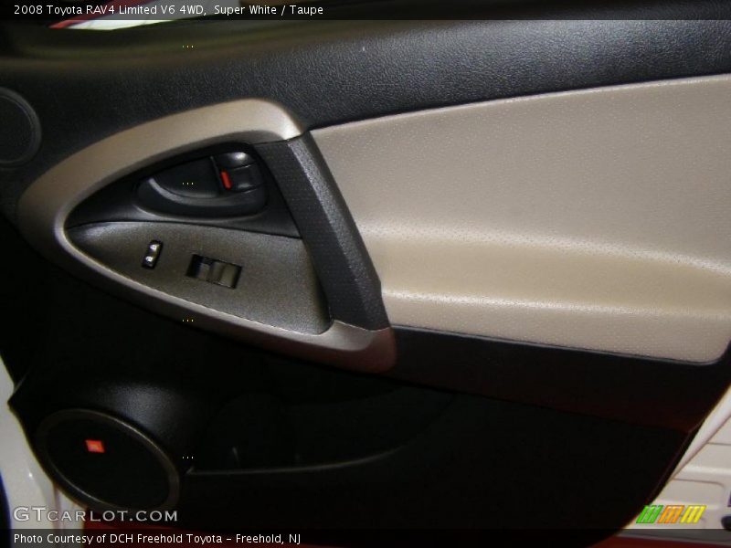 Super White / Taupe 2008 Toyota RAV4 Limited V6 4WD
