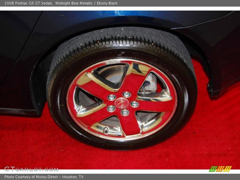 Midnight Blue Metallic / Ebony Black 2008 Pontiac G6 GT Sedan