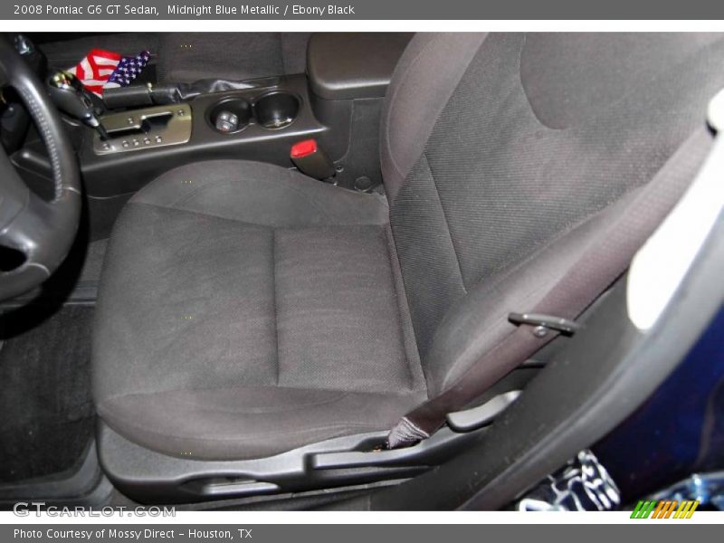 Midnight Blue Metallic / Ebony Black 2008 Pontiac G6 GT Sedan