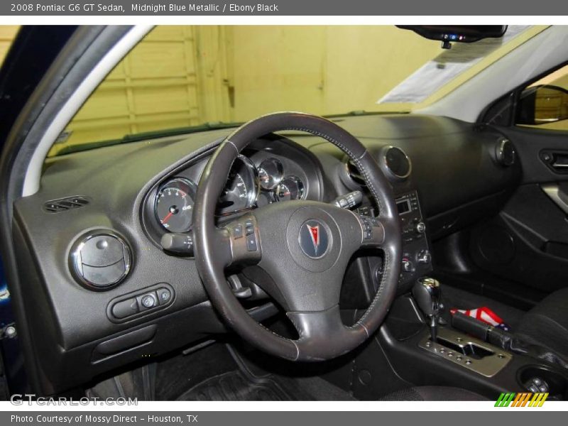 Midnight Blue Metallic / Ebony Black 2008 Pontiac G6 GT Sedan