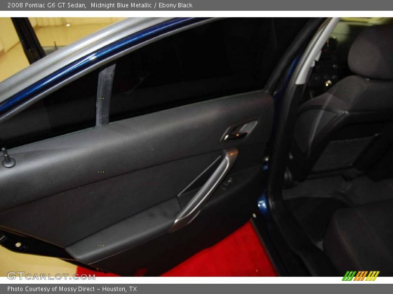 Midnight Blue Metallic / Ebony Black 2008 Pontiac G6 GT Sedan