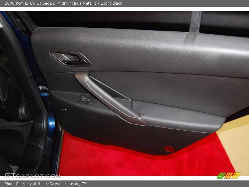 Midnight Blue Metallic / Ebony Black 2008 Pontiac G6 GT Sedan
