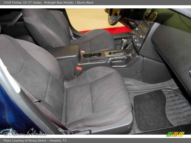 Midnight Blue Metallic / Ebony Black 2008 Pontiac G6 GT Sedan