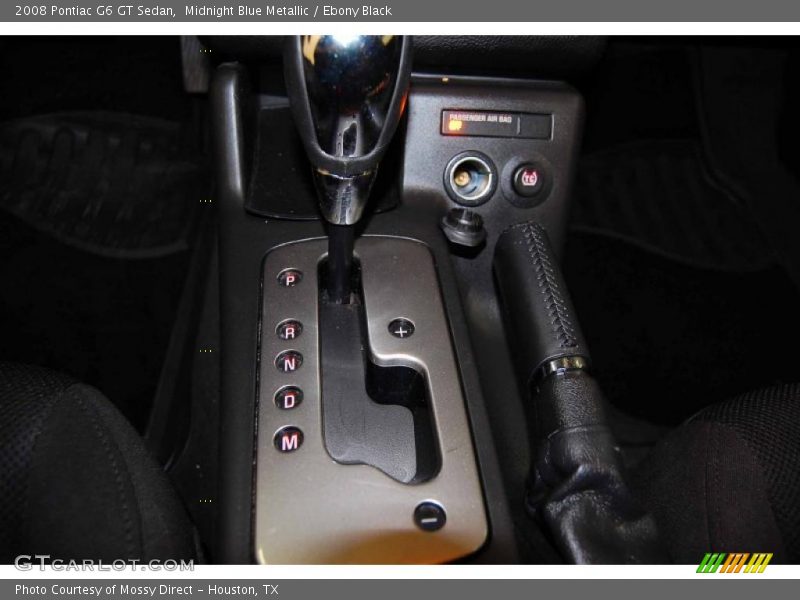 Midnight Blue Metallic / Ebony Black 2008 Pontiac G6 GT Sedan