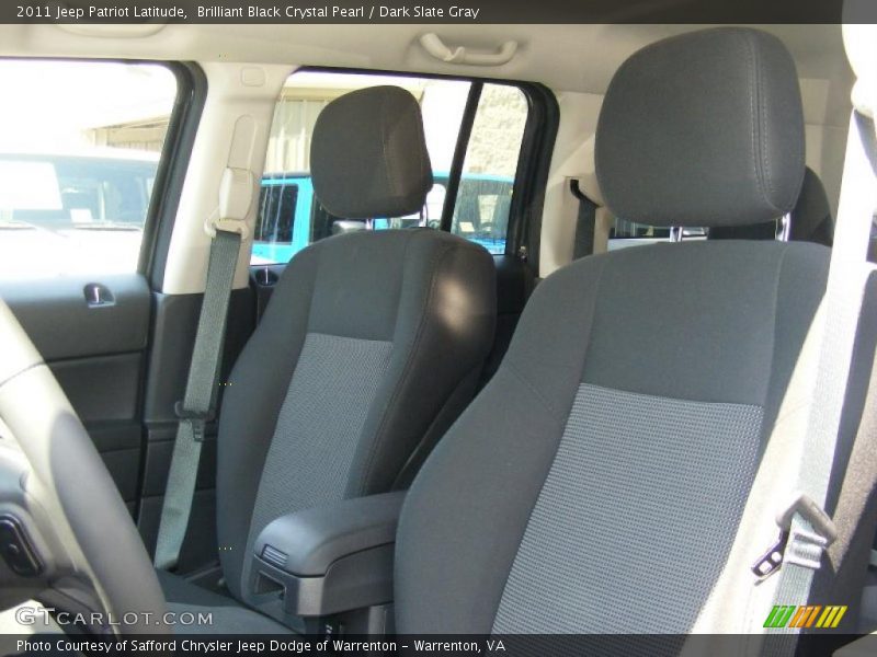 Brilliant Black Crystal Pearl / Dark Slate Gray 2011 Jeep Patriot Latitude