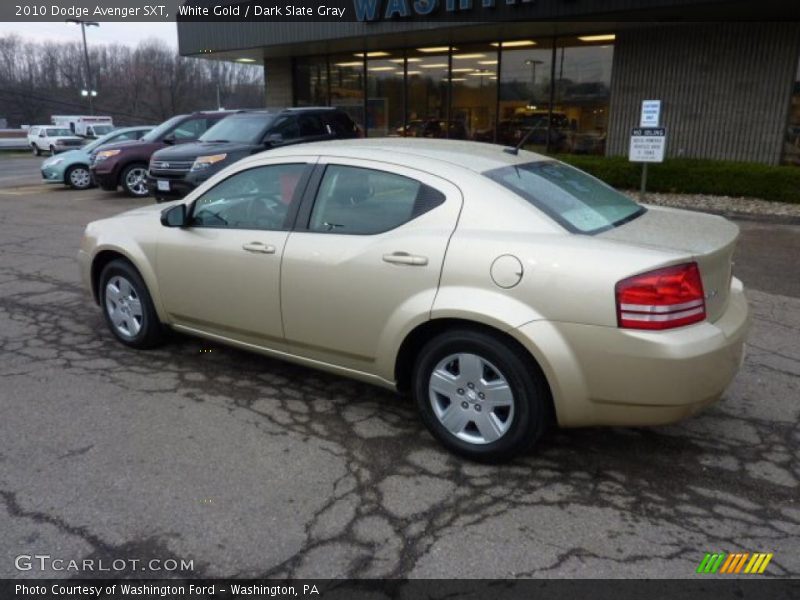 White Gold / Dark Slate Gray 2010 Dodge Avenger SXT