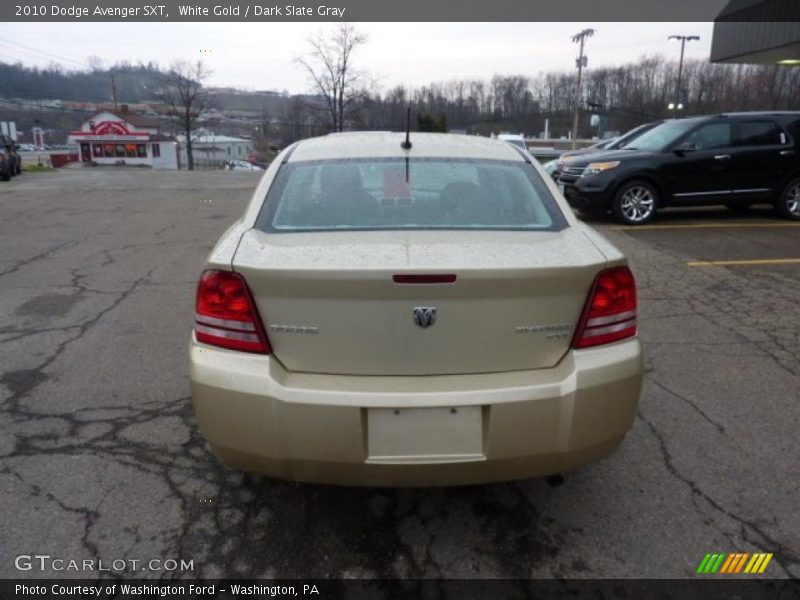 White Gold / Dark Slate Gray 2010 Dodge Avenger SXT