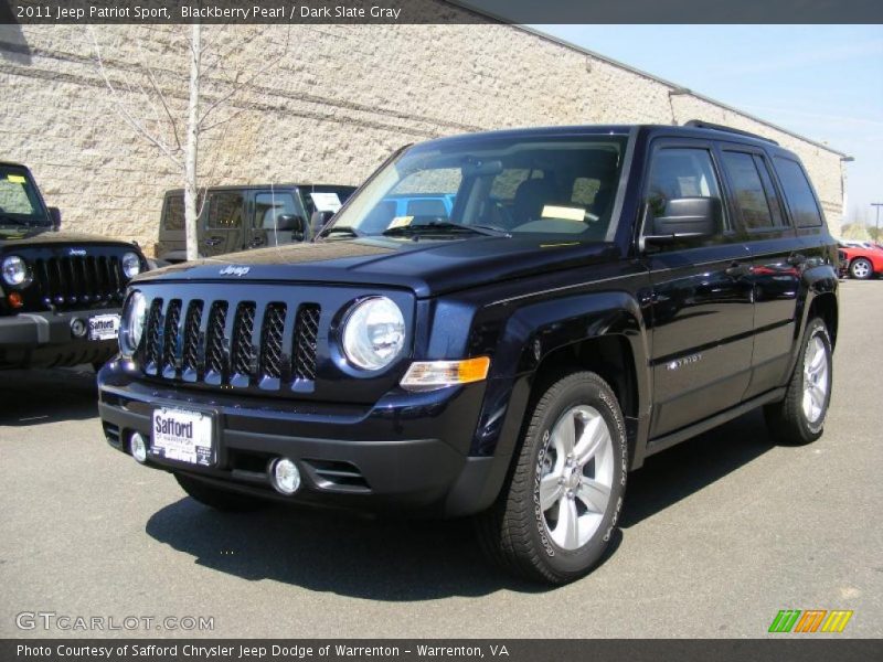Blackberry Pearl / Dark Slate Gray 2011 Jeep Patriot Sport