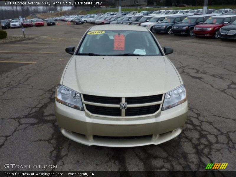 White Gold / Dark Slate Gray 2010 Dodge Avenger SXT