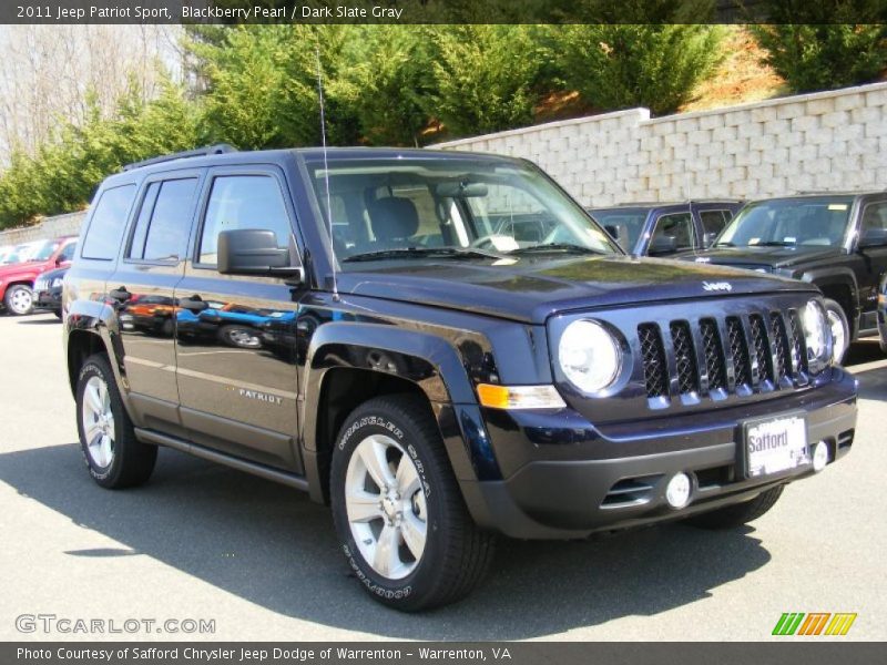 Blackberry Pearl / Dark Slate Gray 2011 Jeep Patriot Sport