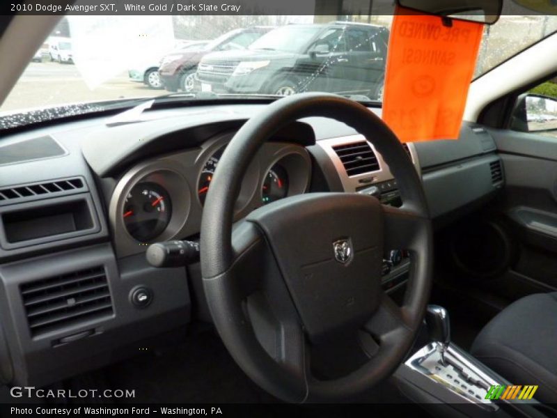 White Gold / Dark Slate Gray 2010 Dodge Avenger SXT