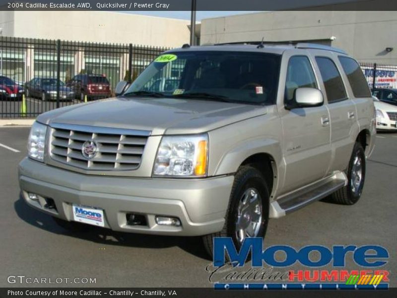 Quicksilver / Pewter Gray 2004 Cadillac Escalade AWD