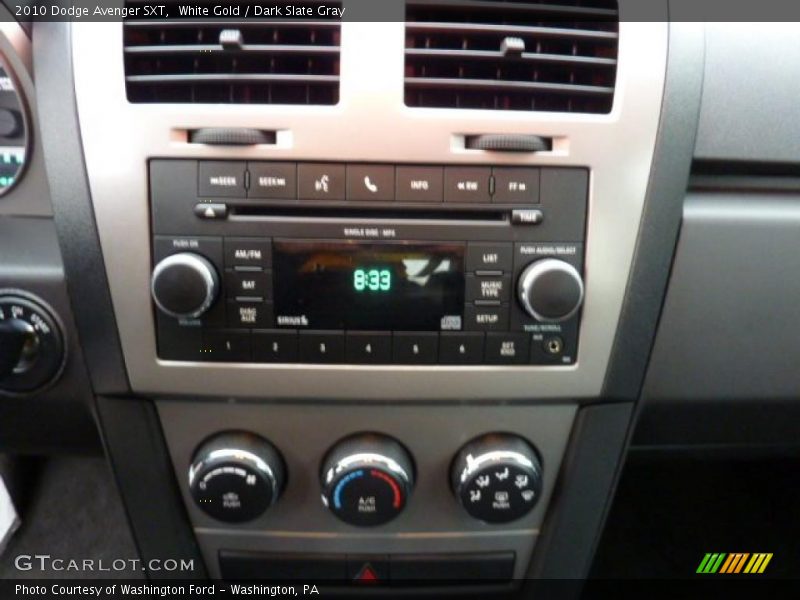 White Gold / Dark Slate Gray 2010 Dodge Avenger SXT