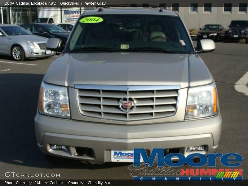 Quicksilver / Pewter Gray 2004 Cadillac Escalade AWD