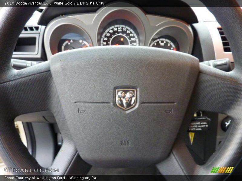 White Gold / Dark Slate Gray 2010 Dodge Avenger SXT