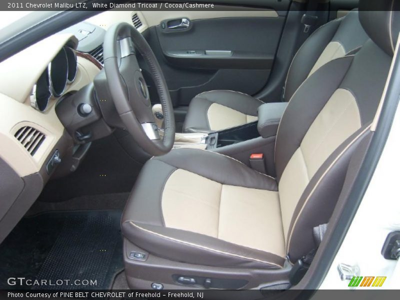 White Diamond Tricoat / Cocoa/Cashmere 2011 Chevrolet Malibu LTZ