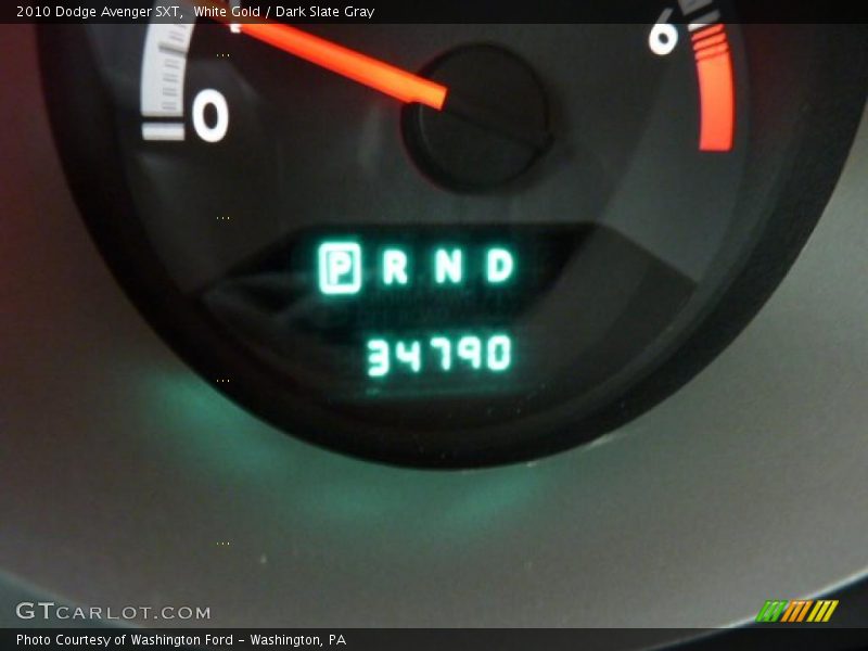 White Gold / Dark Slate Gray 2010 Dodge Avenger SXT