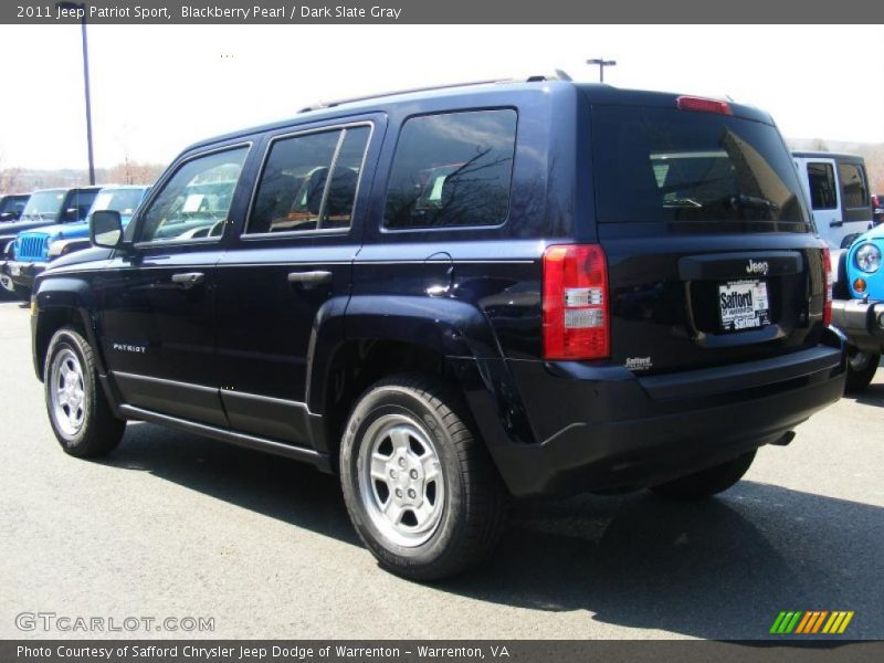 Blackberry Pearl / Dark Slate Gray 2011 Jeep Patriot Sport