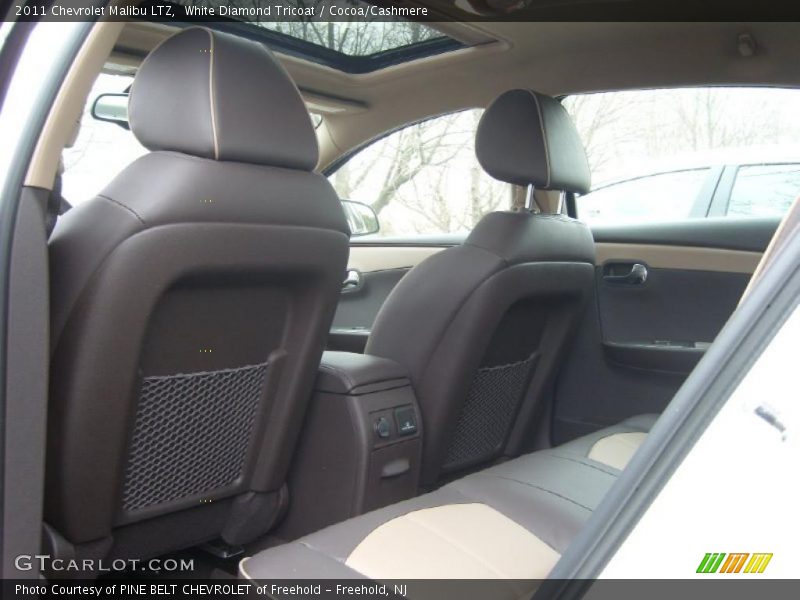White Diamond Tricoat / Cocoa/Cashmere 2011 Chevrolet Malibu LTZ