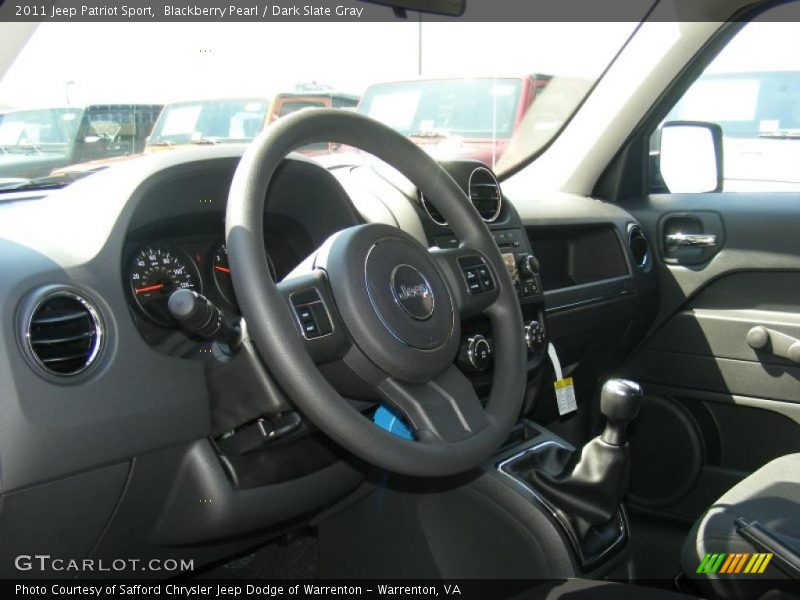 Blackberry Pearl / Dark Slate Gray 2011 Jeep Patriot Sport