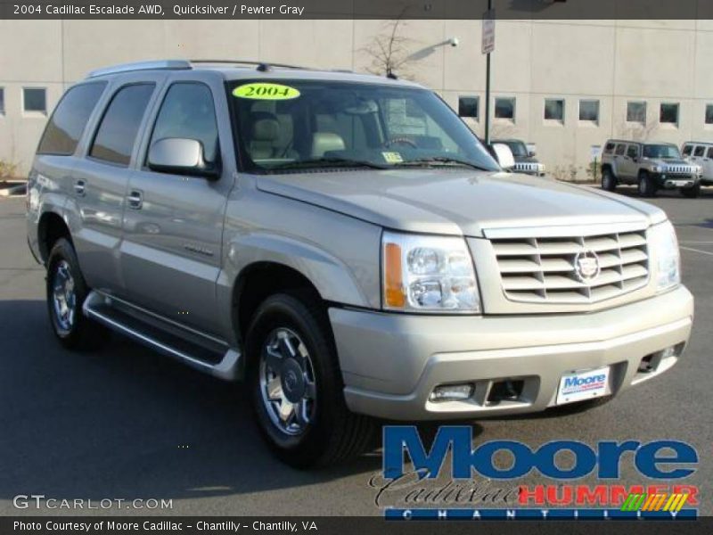 Quicksilver / Pewter Gray 2004 Cadillac Escalade AWD