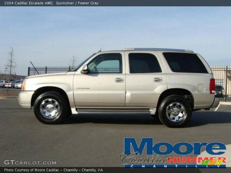 Quicksilver / Pewter Gray 2004 Cadillac Escalade AWD