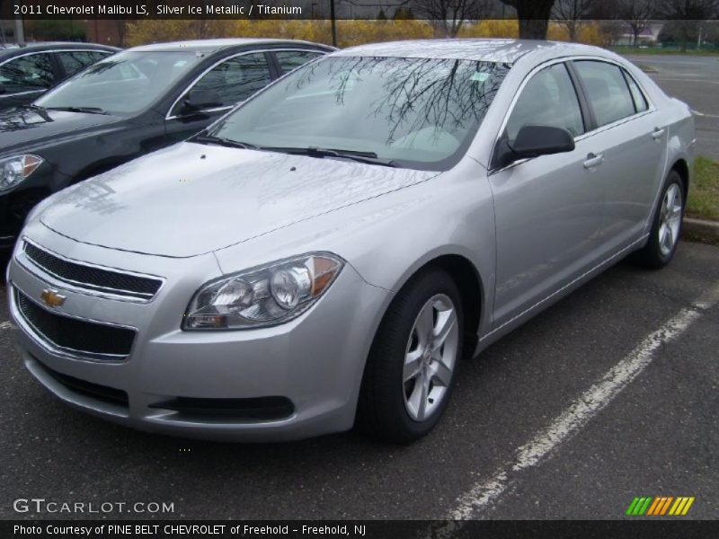 Silver Ice Metallic / Titanium 2011 Chevrolet Malibu LS