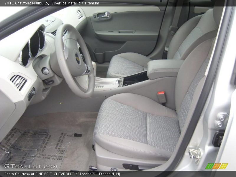 Silver Ice Metallic / Titanium 2011 Chevrolet Malibu LS