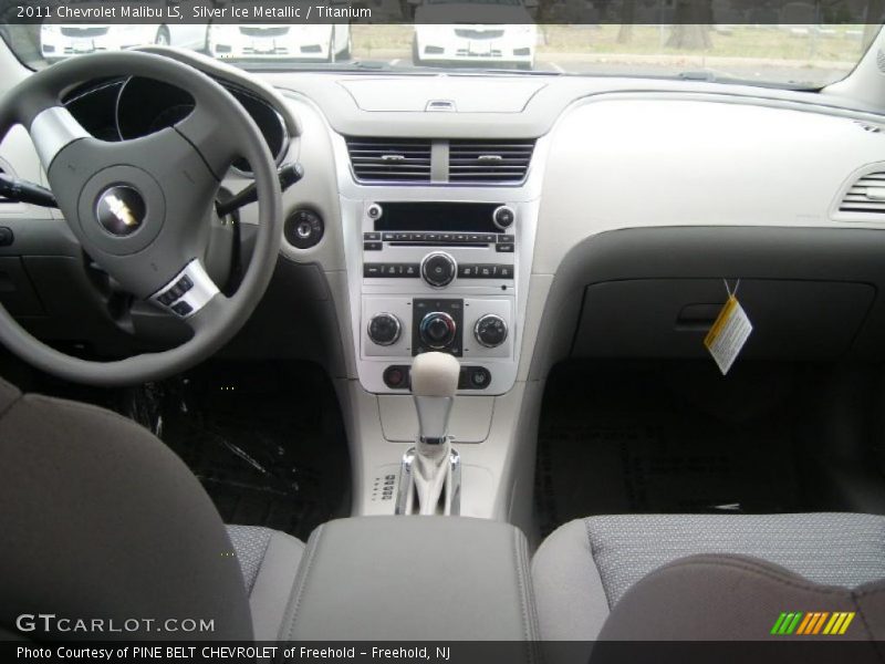 Silver Ice Metallic / Titanium 2011 Chevrolet Malibu LS