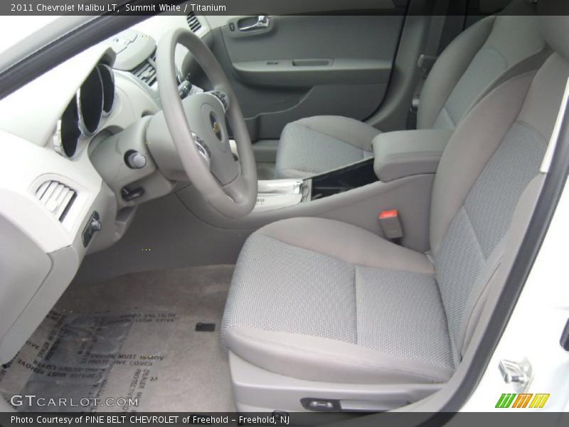 Summit White / Titanium 2011 Chevrolet Malibu LT