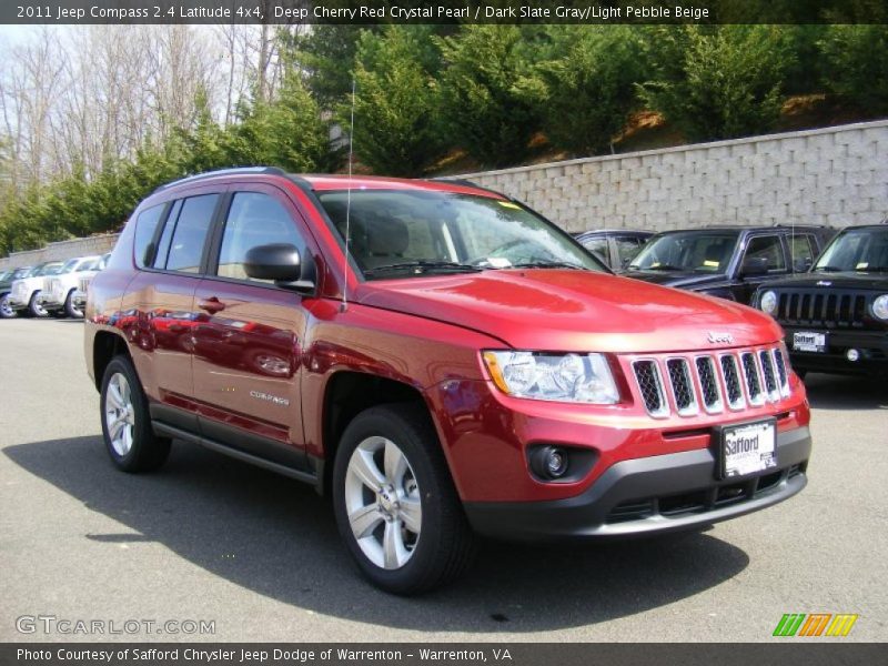  2011 Compass 2.4 Latitude 4x4 Deep Cherry Red Crystal Pearl