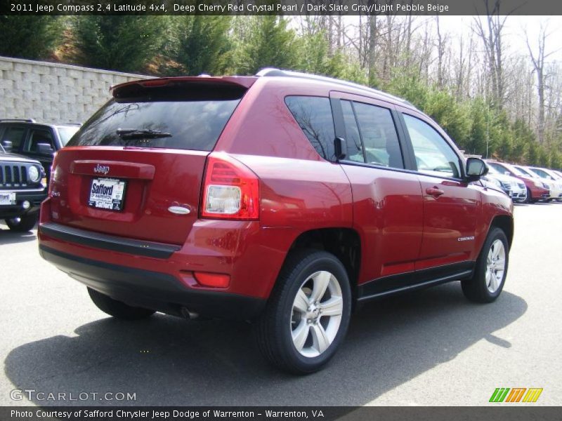  2011 Compass 2.4 Latitude 4x4 Deep Cherry Red Crystal Pearl