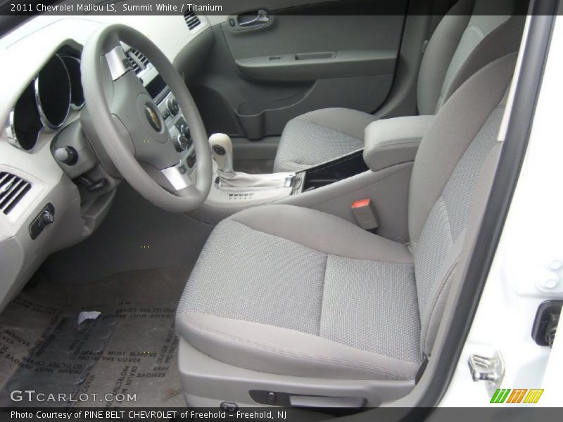 Summit White / Titanium 2011 Chevrolet Malibu LS