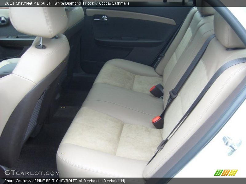 White Diamond Tricoat / Cocoa/Cashmere 2011 Chevrolet Malibu LT