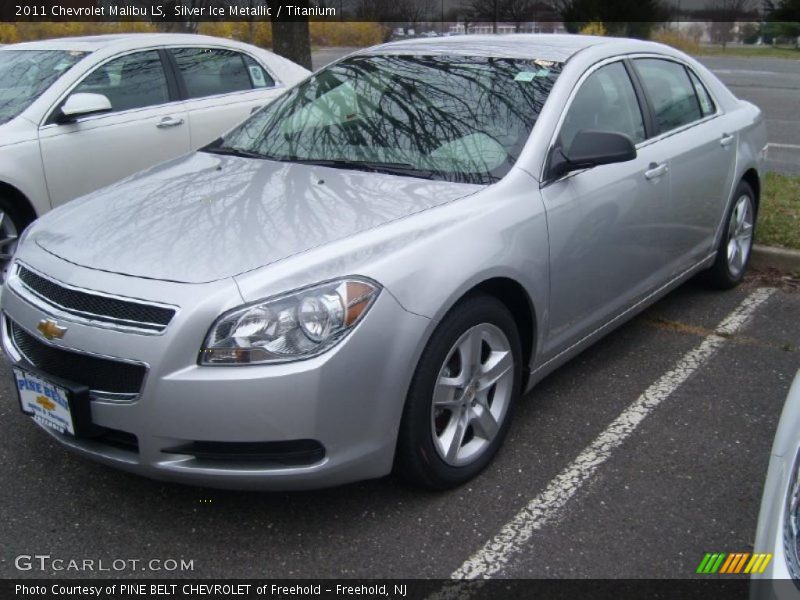 Silver Ice Metallic / Titanium 2011 Chevrolet Malibu LS