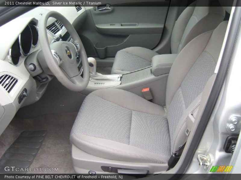 Silver Ice Metallic / Titanium 2011 Chevrolet Malibu LS