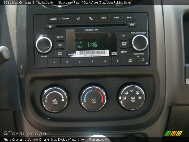 Blackberry Pearl / Dark Slate Gray/Light Pebble Beige 2011 Jeep Compass 2.4 Latitude 4x4
